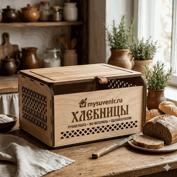 Деревянные хлебницы