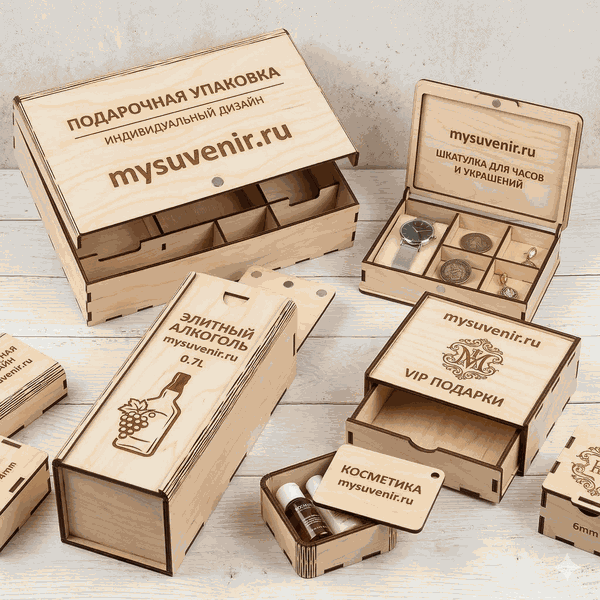 Деревянные шкатулки
