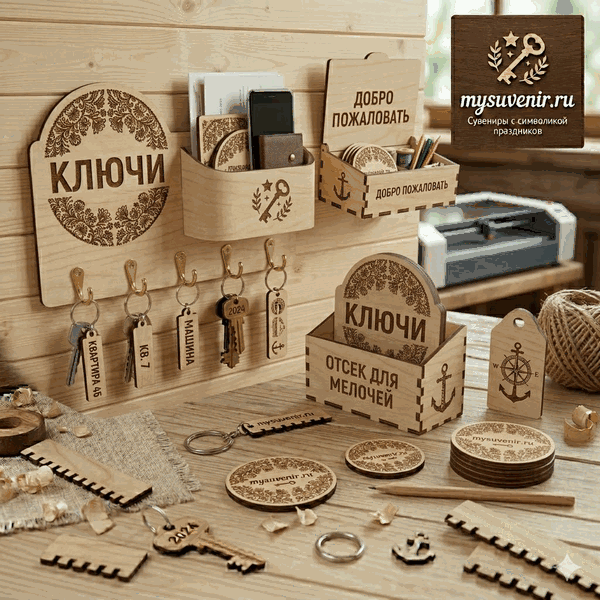 Ключницы из дерева