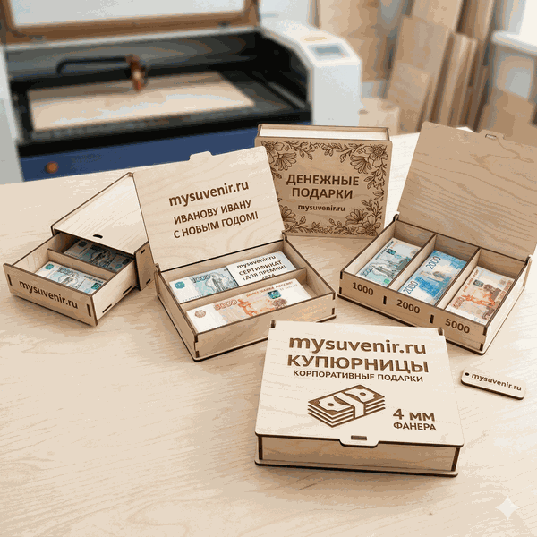 Купюрницы из дерева