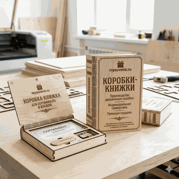 Подарочные коробки-книжки для МП